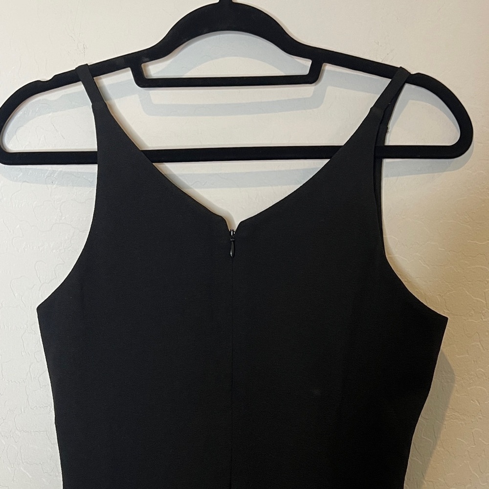 Dress the Population Black Lyla Crepe Midi Dress size Small - Picture 7 of 11